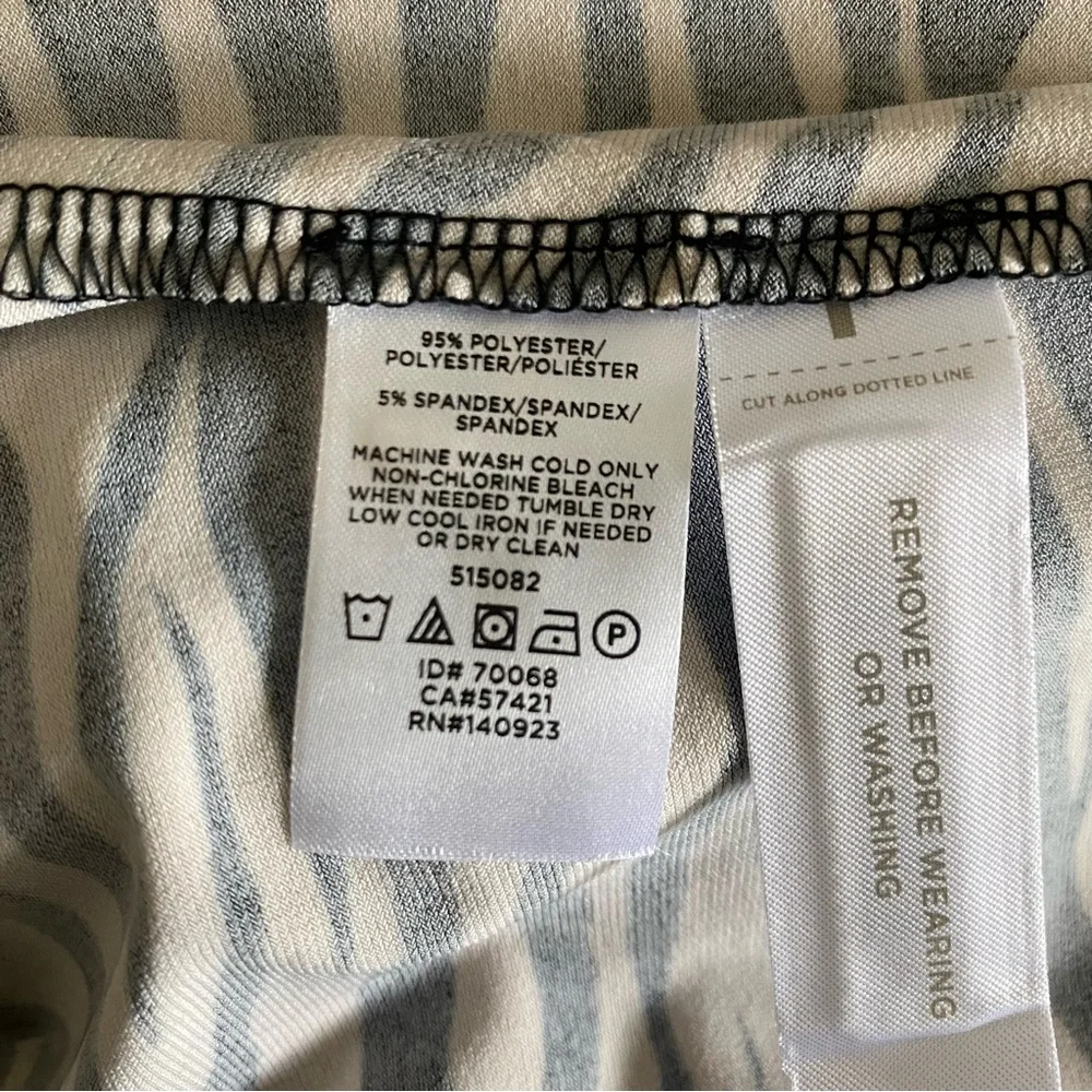 🆕 LOFT Dress in Black/Tan Zebra Pattern, Size 6 - Picture 8 of 12